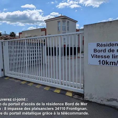 Vue Mer, Piscine, Wifi, Climatisation, Parking Prive, Terrasse 1ere Ligne - La Coulee Douce פרונטיניאן